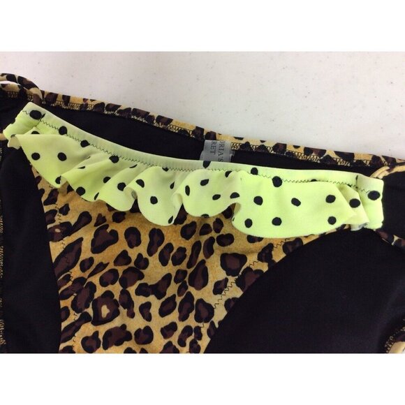 Victorias Secret Swimsuit Bottoms Animal Print Womens Small - Picture 2 of 4